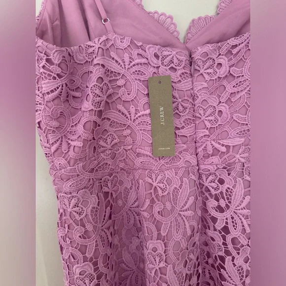 Pink J. Crew Lace Dress- Size 4 - Picture 5 of 7